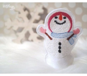 ITH Stickdatei - Teelichthülle Frosty